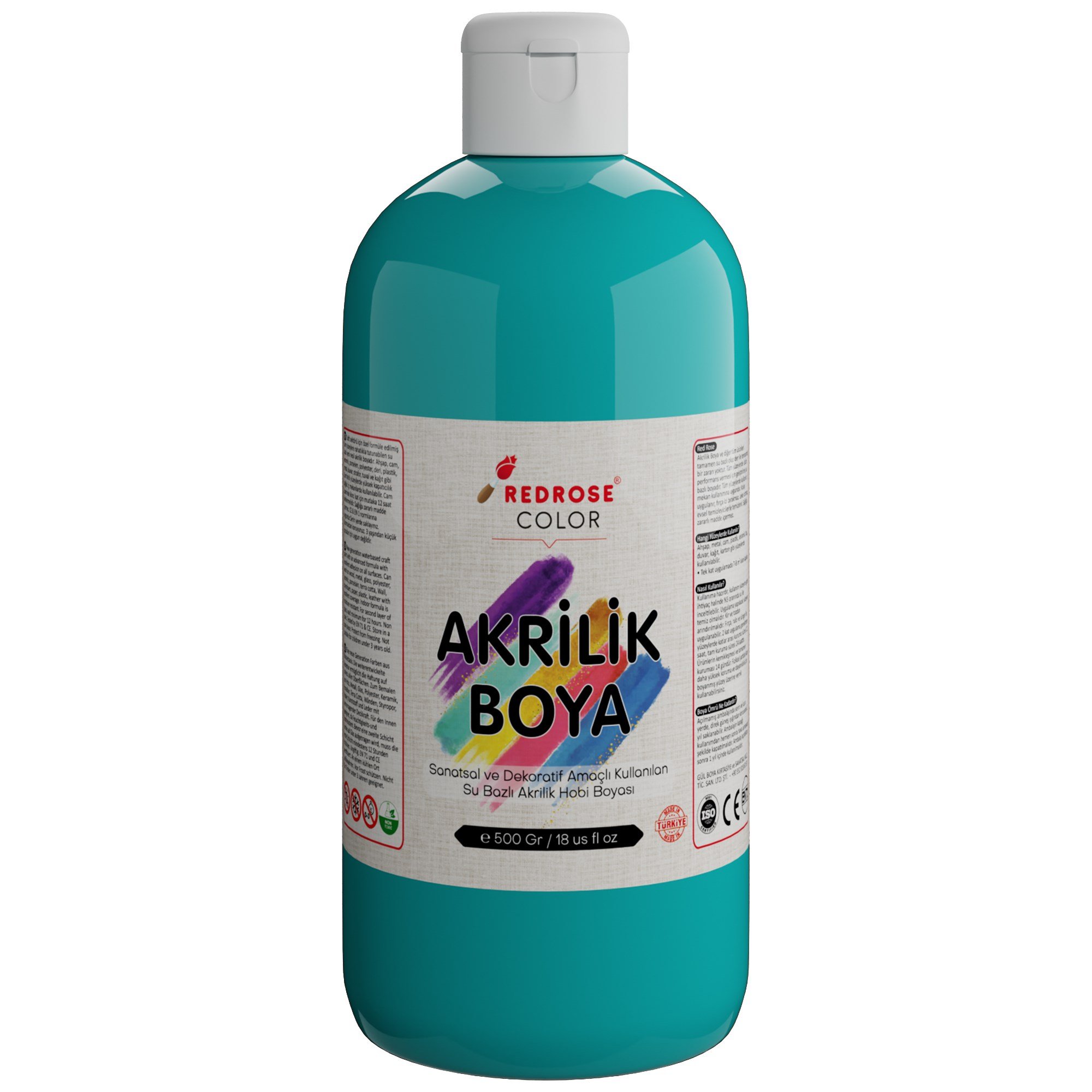 Turkuaz Akrilik Boya 500gr