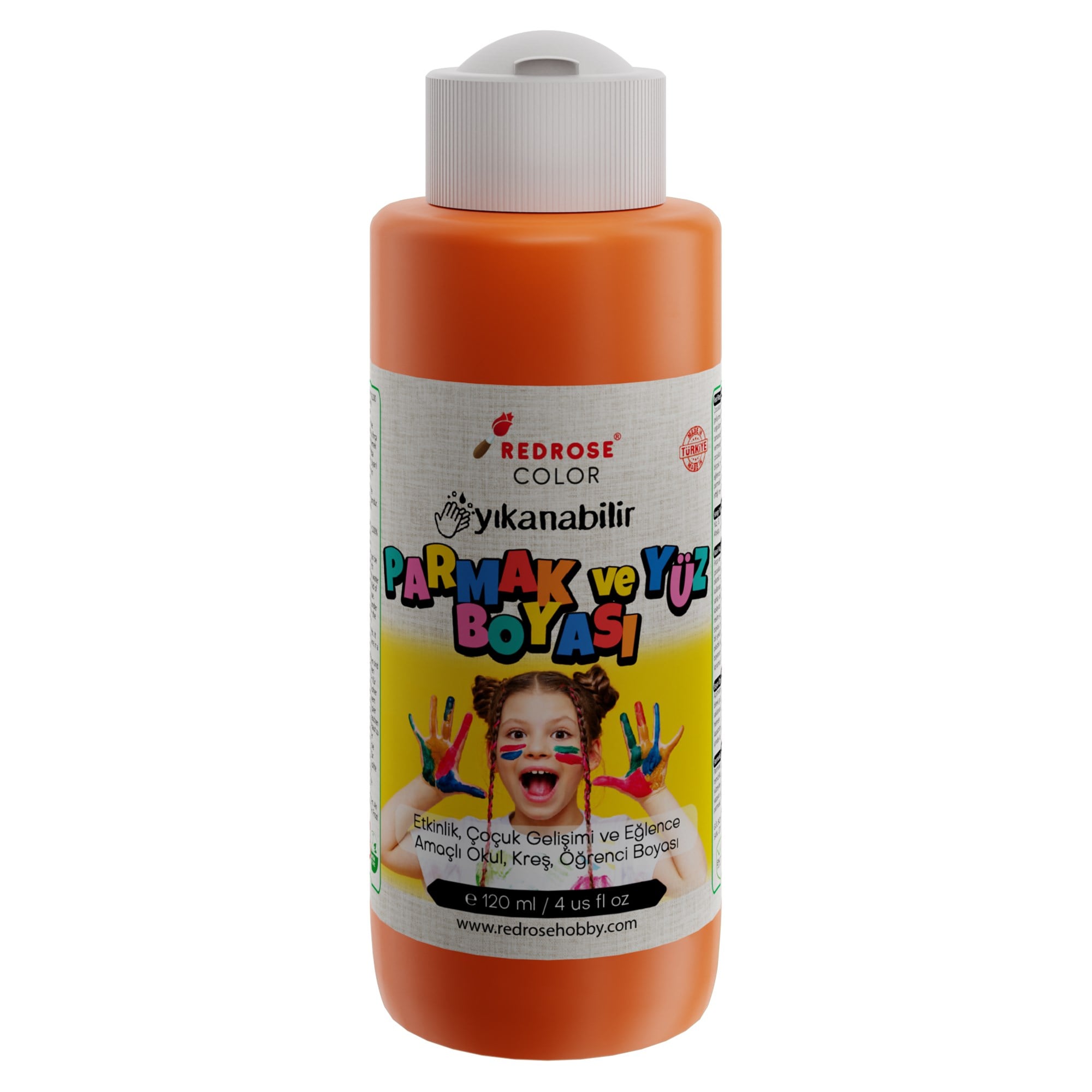 Turuncu Parmak Boyası 120ml