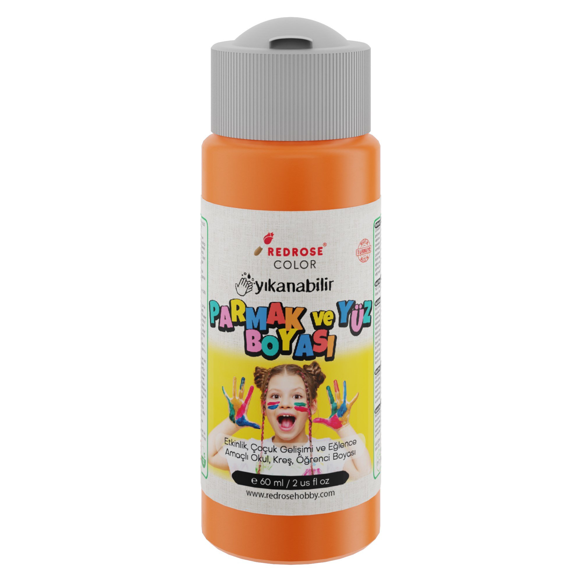 Turuncu Parmak Boyası 60ml