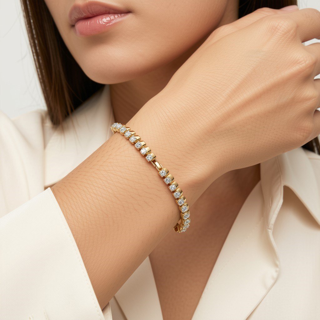 14 K KAPLAMA ,ESTETİK,LÜX,MODERN ÇELİK BİLEKLİK