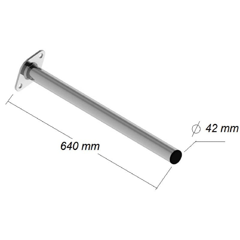 ÇAMURLUK BORUSU 640MM (TIRSAN TİPİ)
