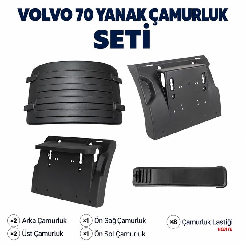 Volvo 70 Yanak Çamurluk Seti