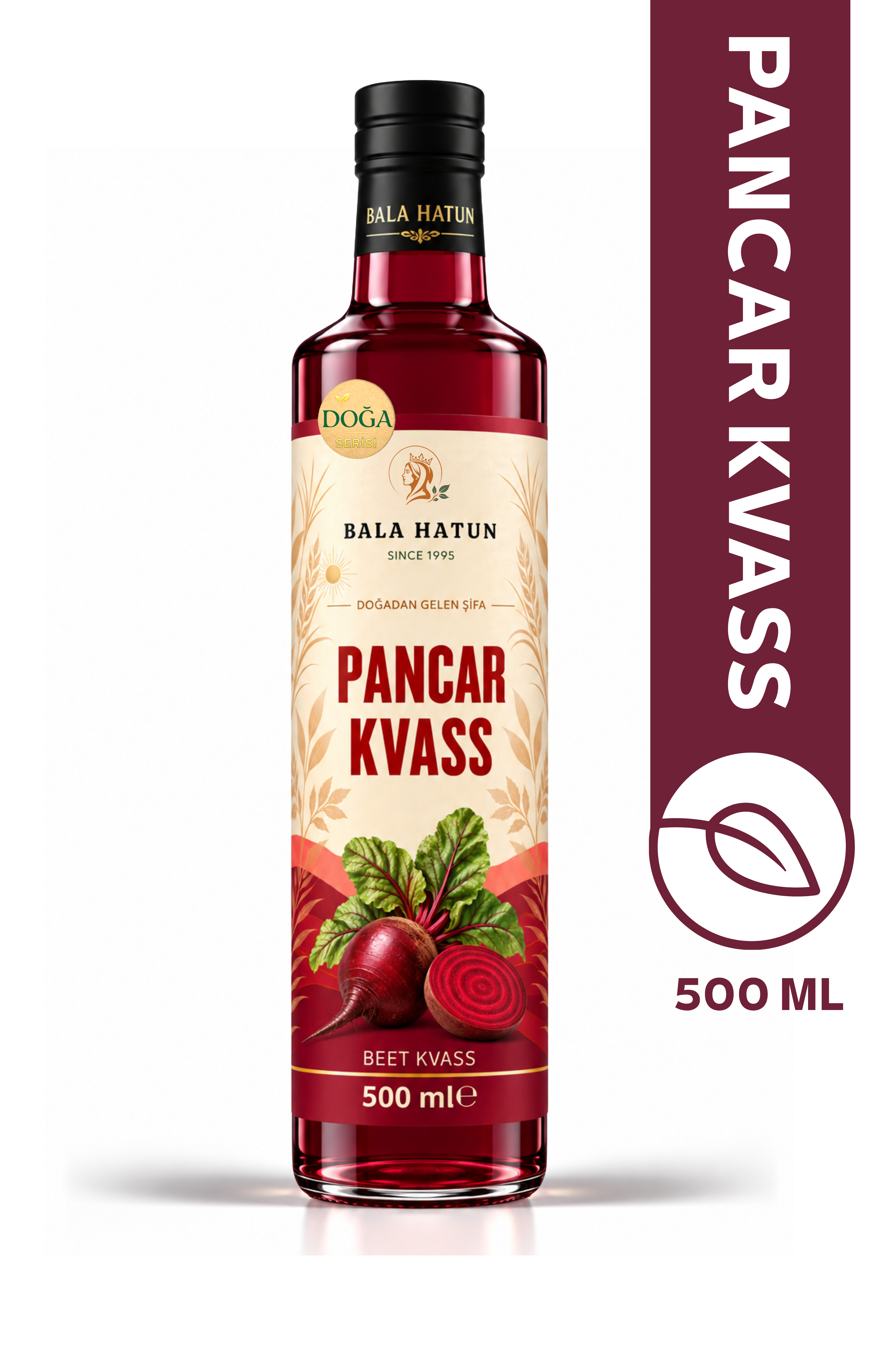 Bala Hatun Pancar Kvass 500ml - Doğal Fermente (Cam Şişe)