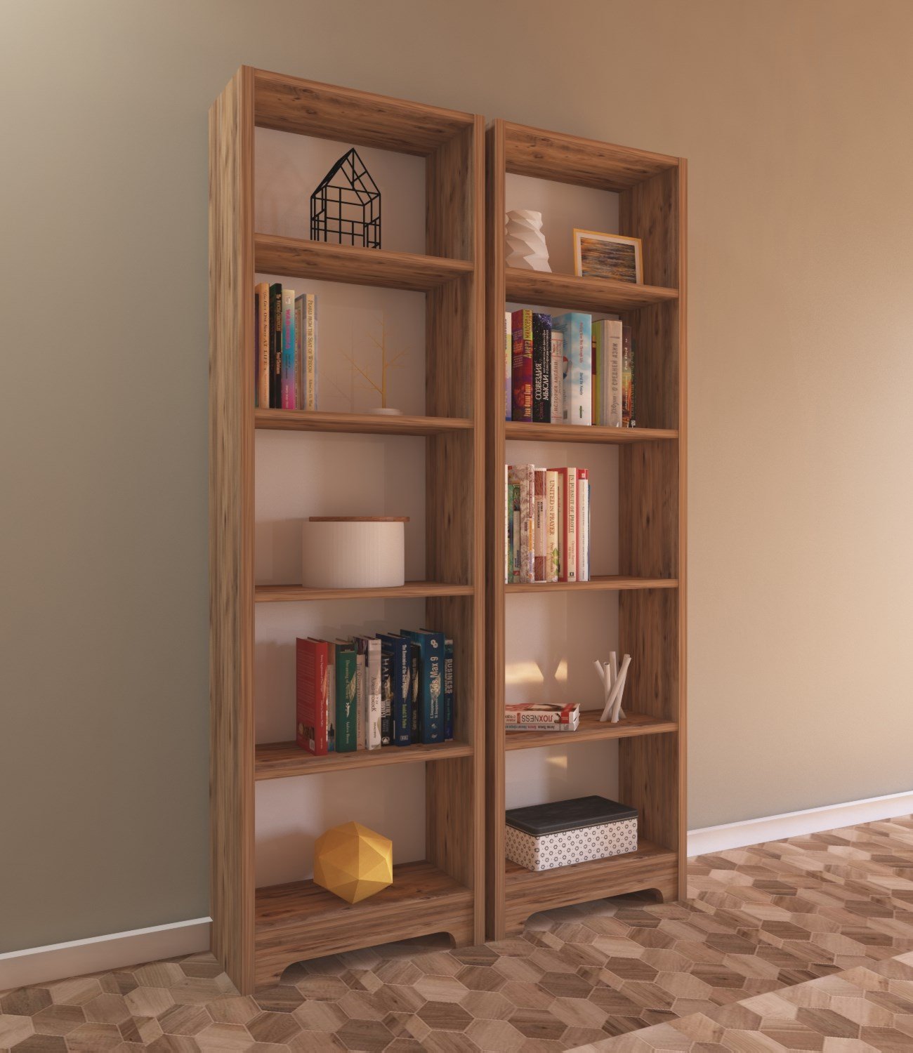 Nur Mobilya Ecem 2'liKitaplık Seti