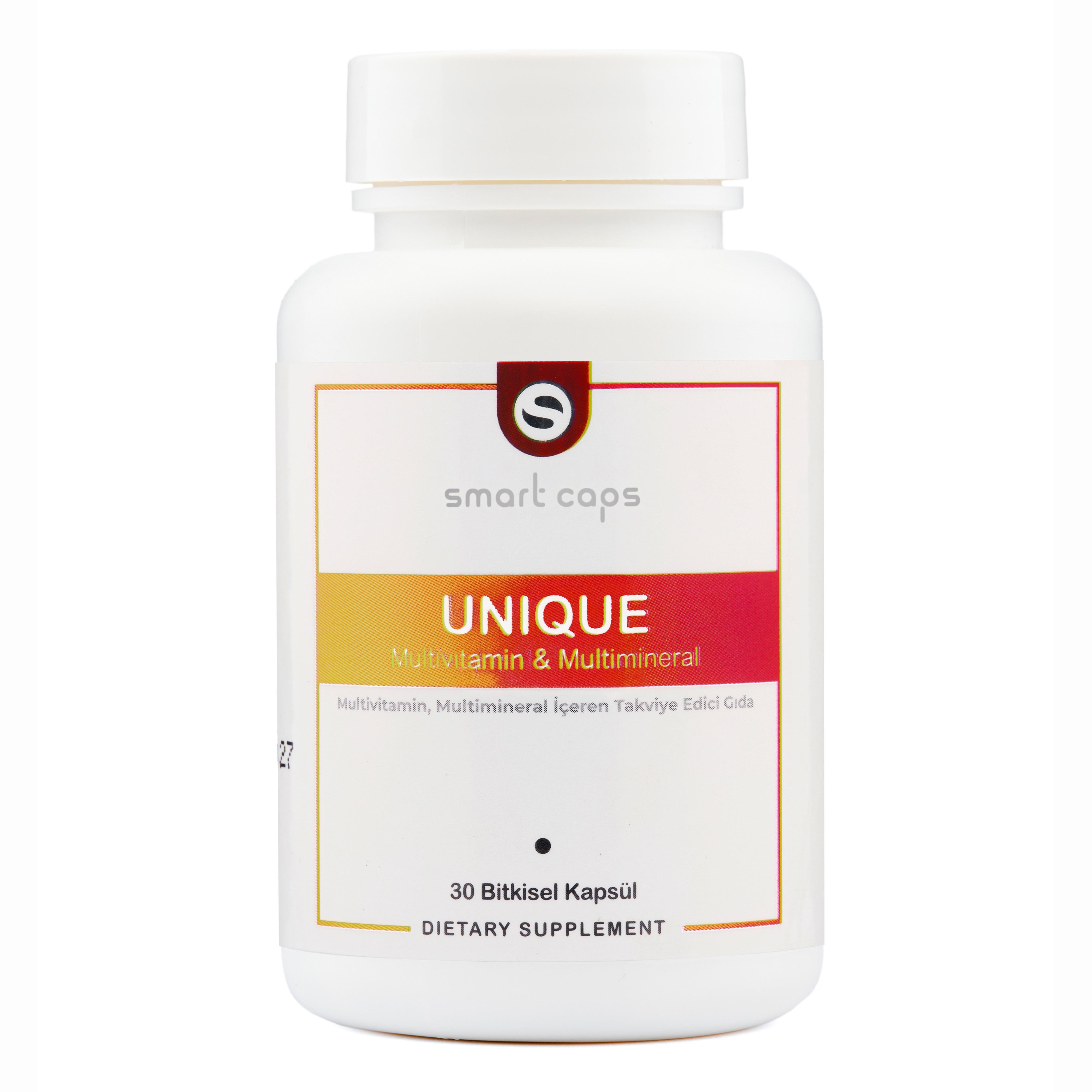 Smart Caps Unique Multivitamin/Multimineral 30 Kapsül