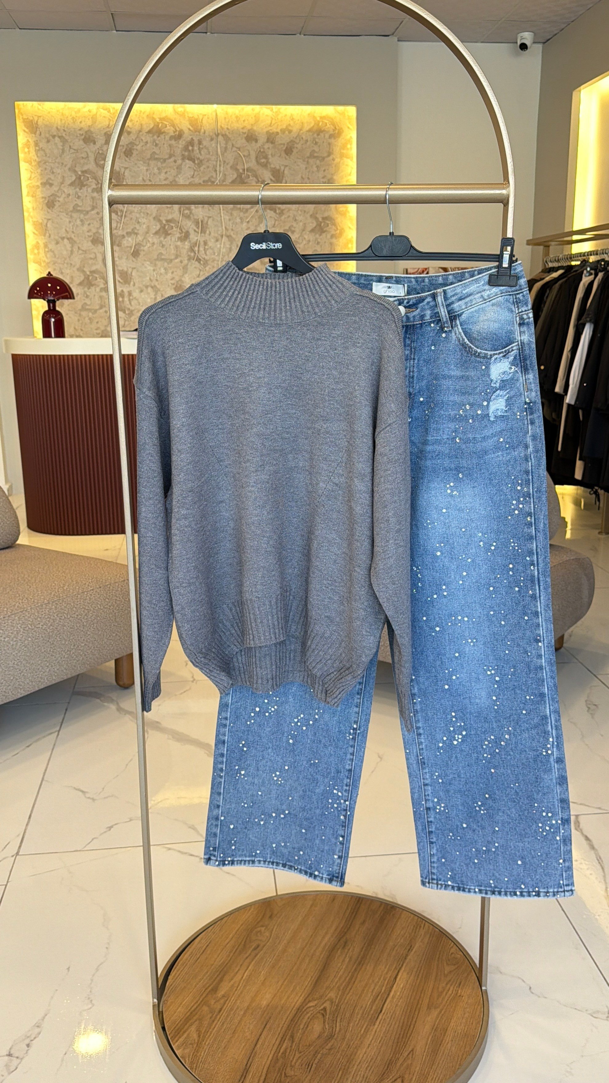 SEÇİL STORE KAZAK GRİ