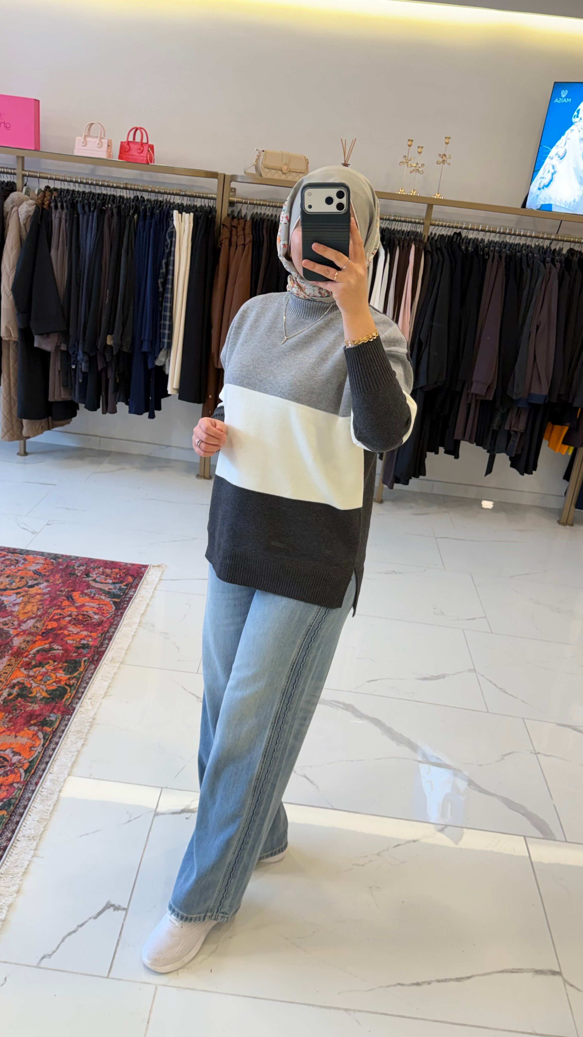 SEÇİL STORE KAZAK GRİ