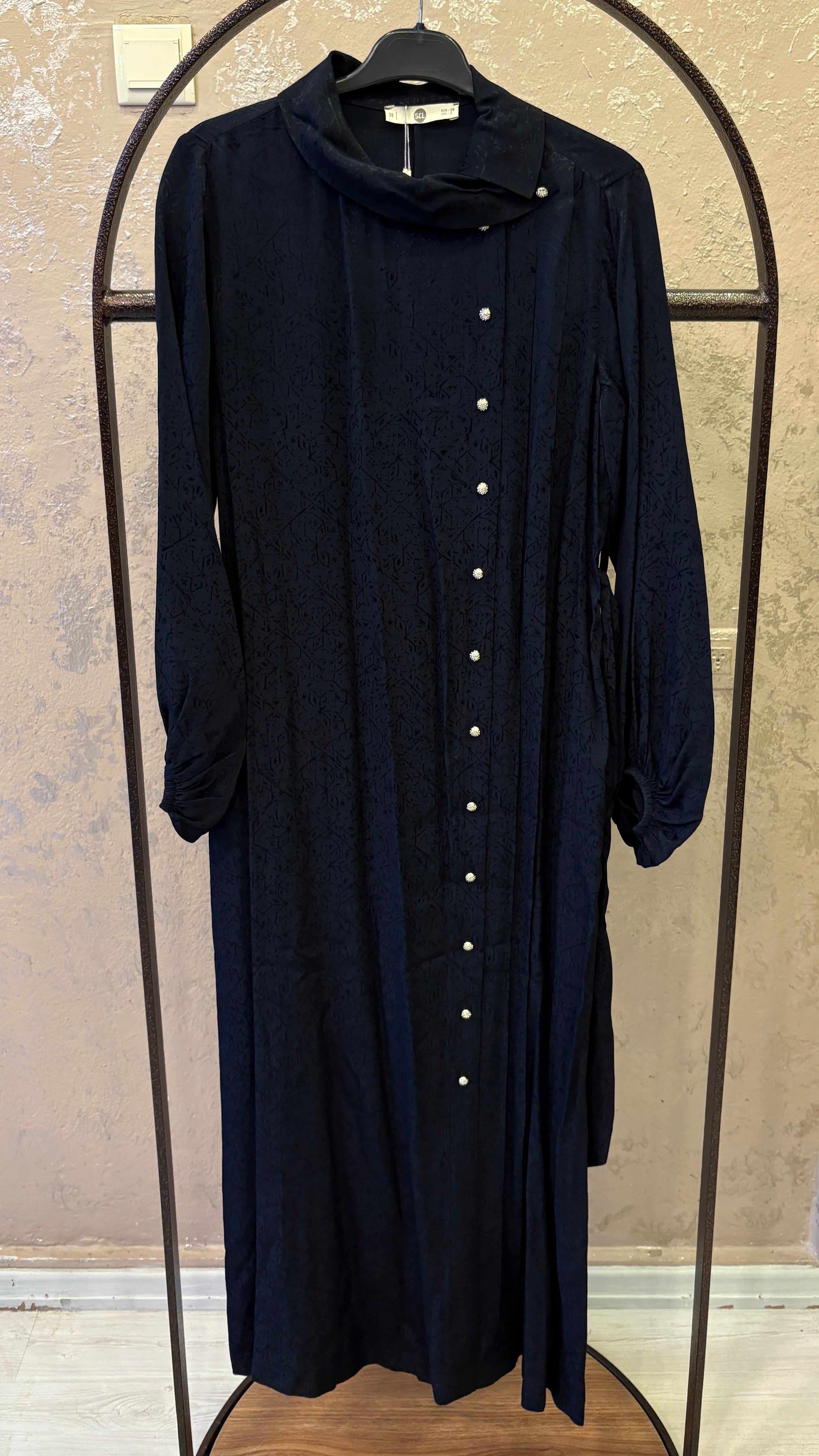 SEÇİL STORE LACİVERT ELBİSE