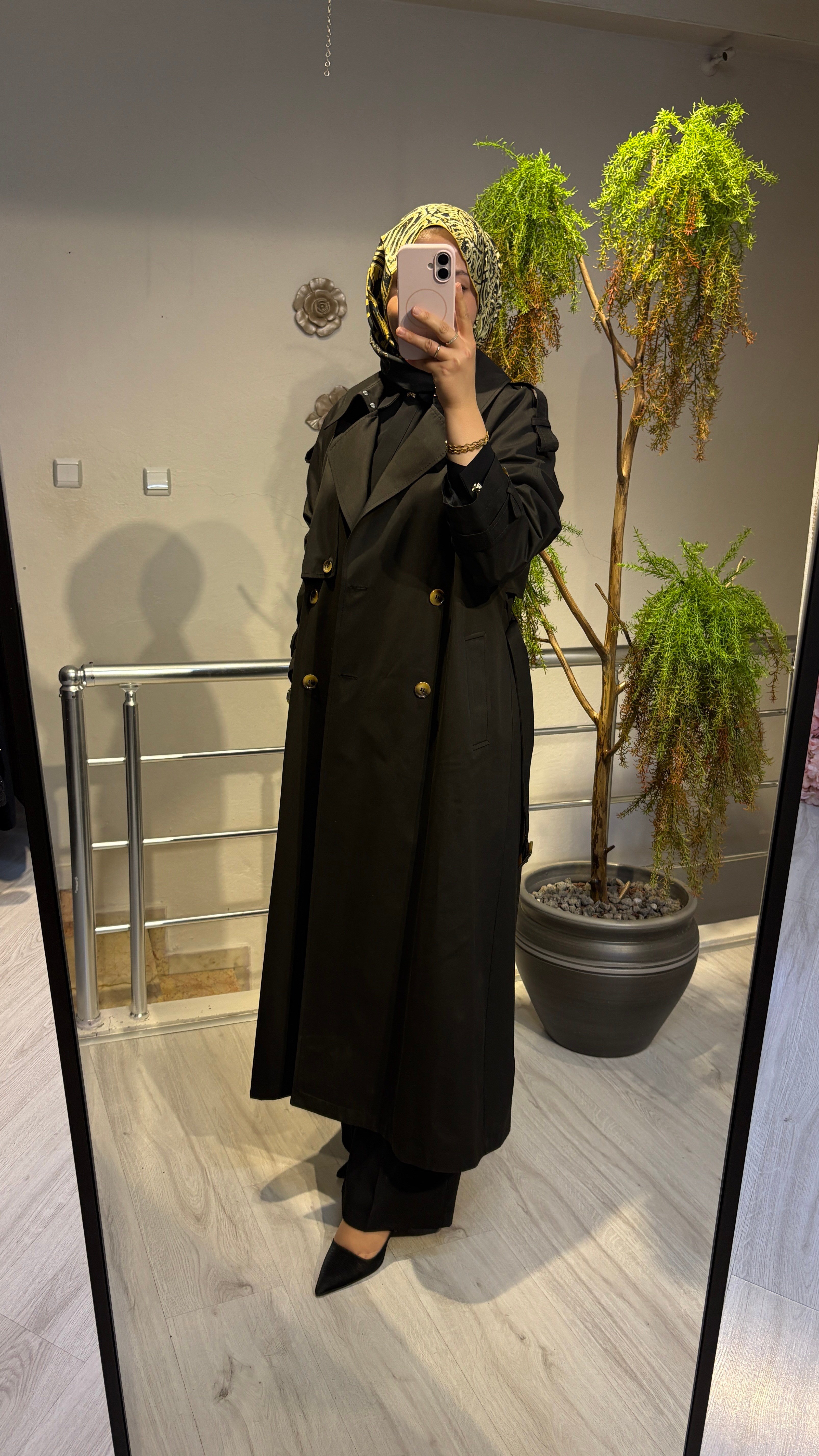 SEÇİL STORE TRENÇKOT SİYAH
