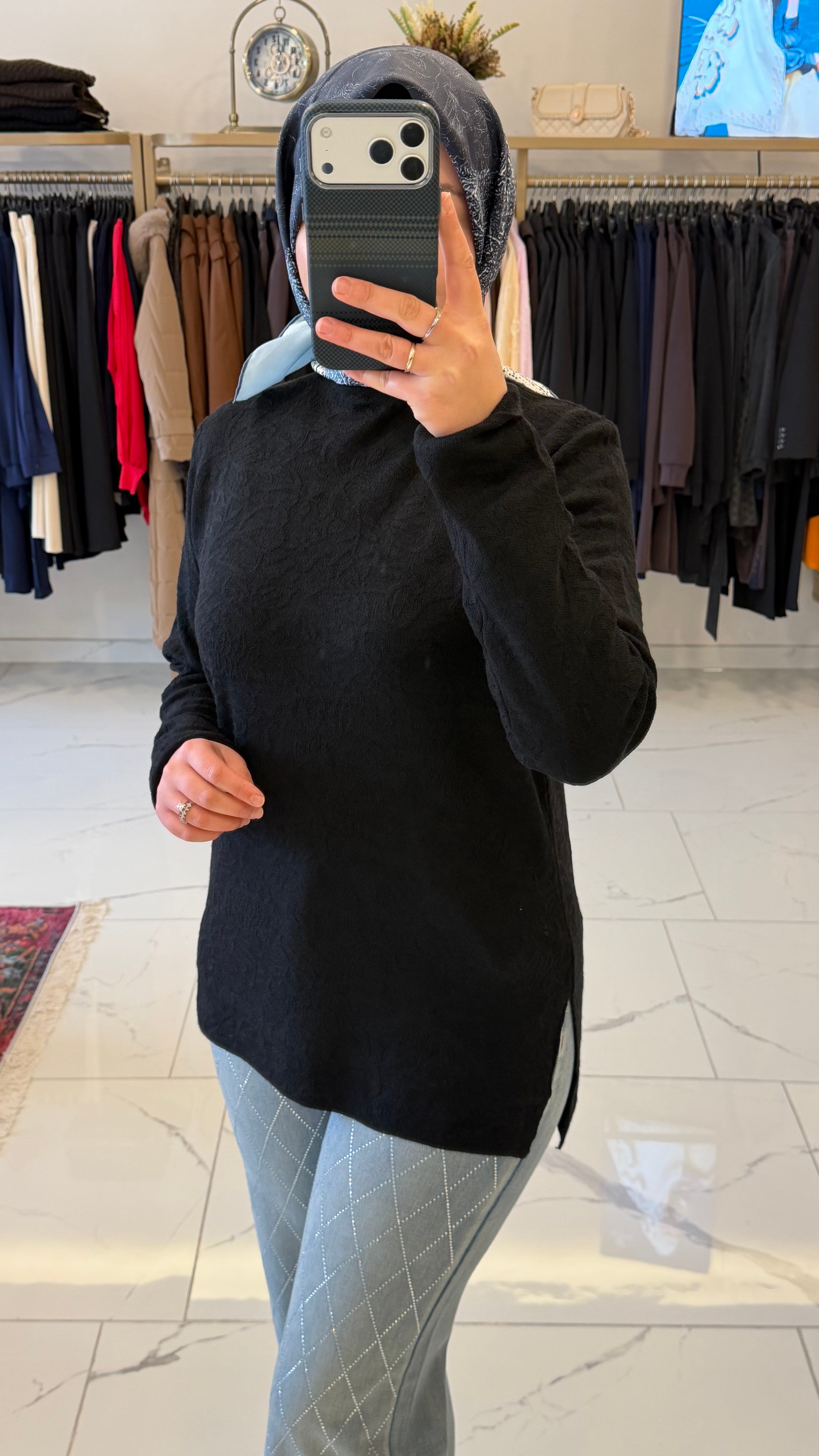 SEÇİL STORE TRİKO KAZAK SİYAH