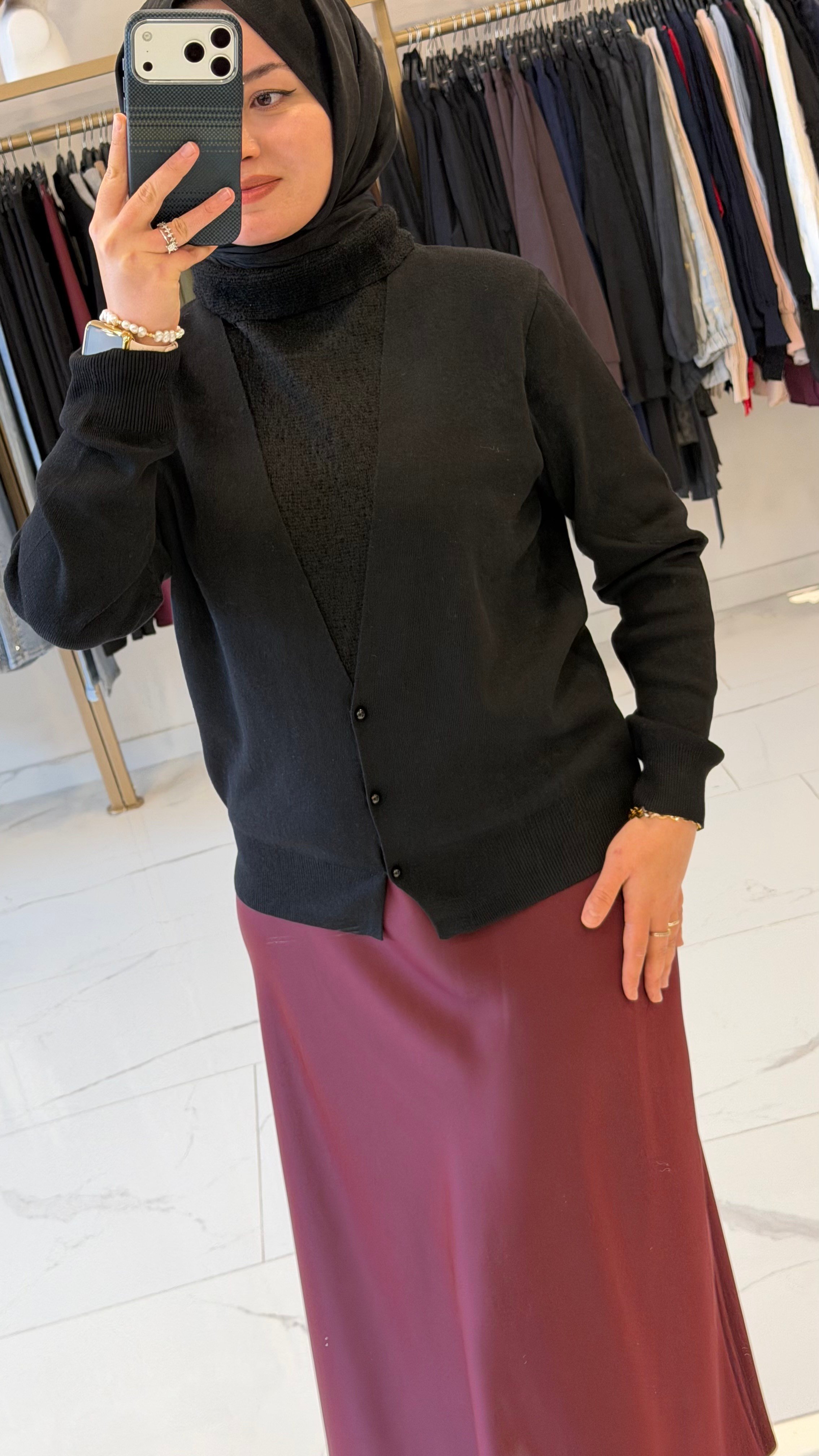 SEÇİL STORE TRİKO TUNİK SİYAH