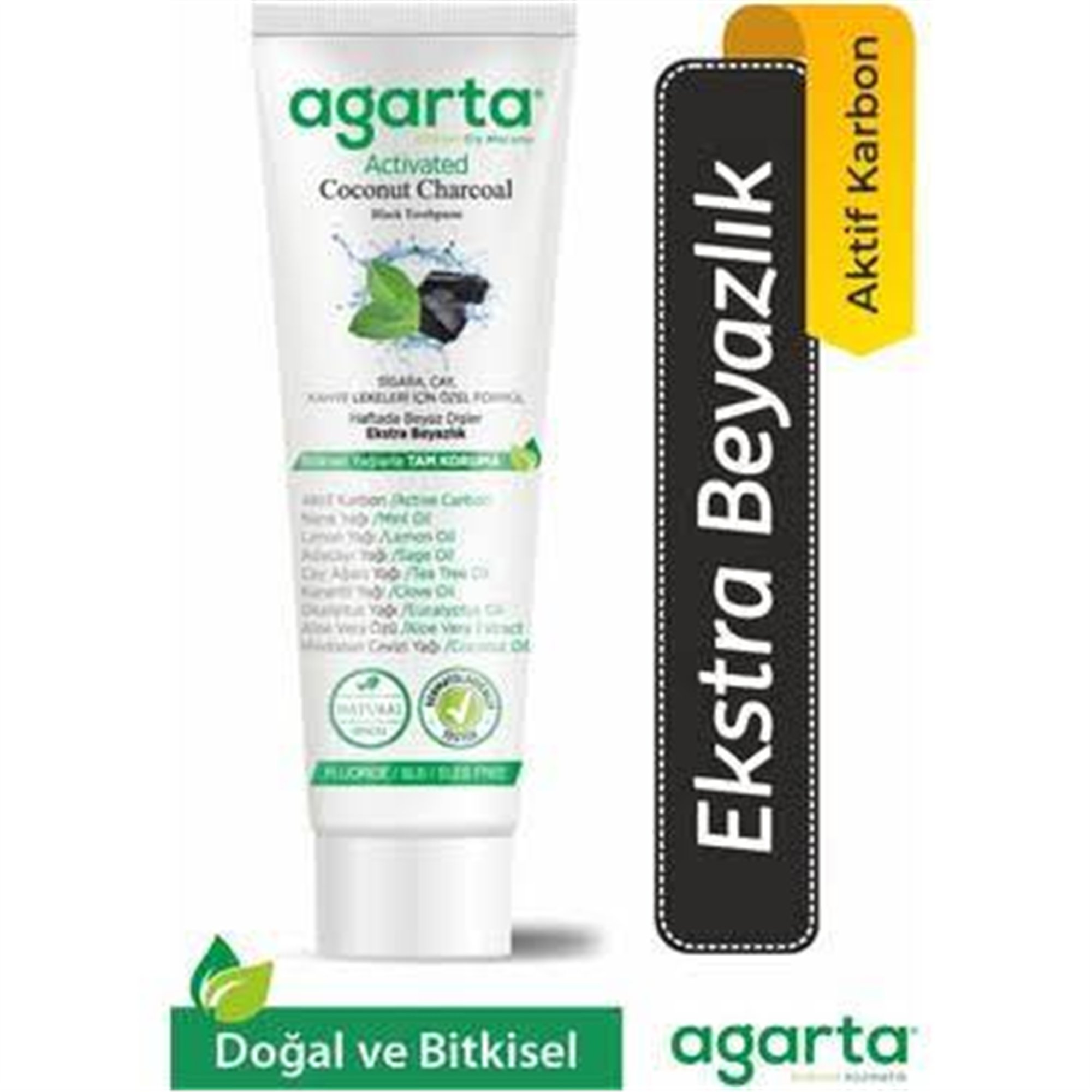 Bitkisel Diş Macunu Siyah Diş Macunu