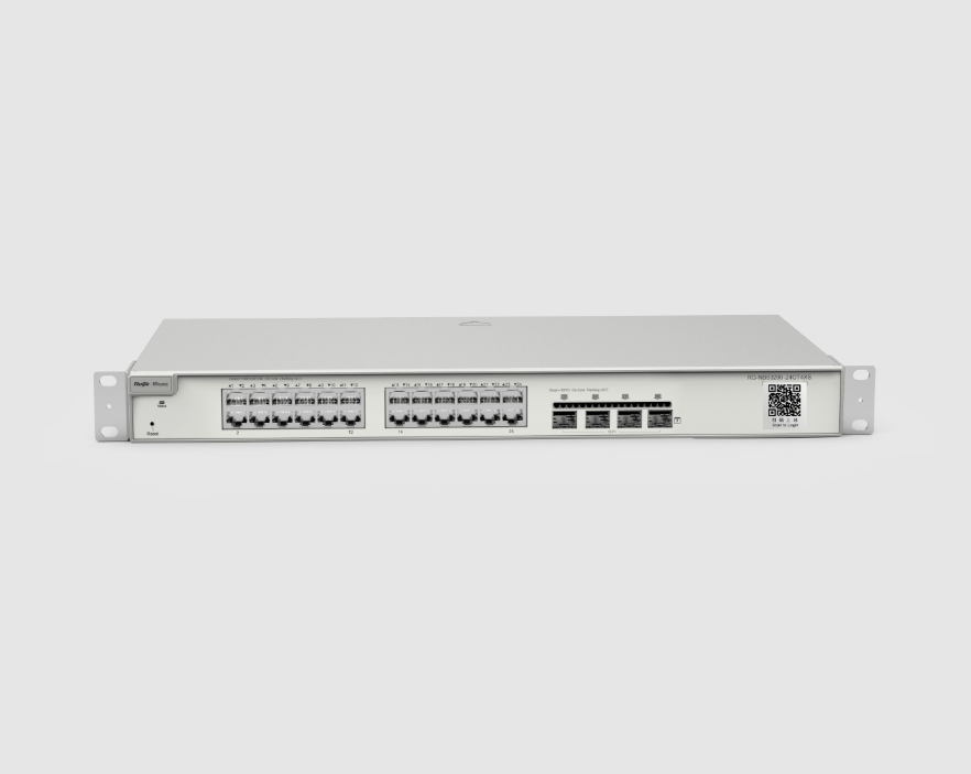 RUIJIE REYEE RG-NBS3200-24GT4XS-P 24 PORT GIGABIT + 4X10GB SFP UPLINK L2 YÖNETİLEBİLİR 370W POE SWITCH