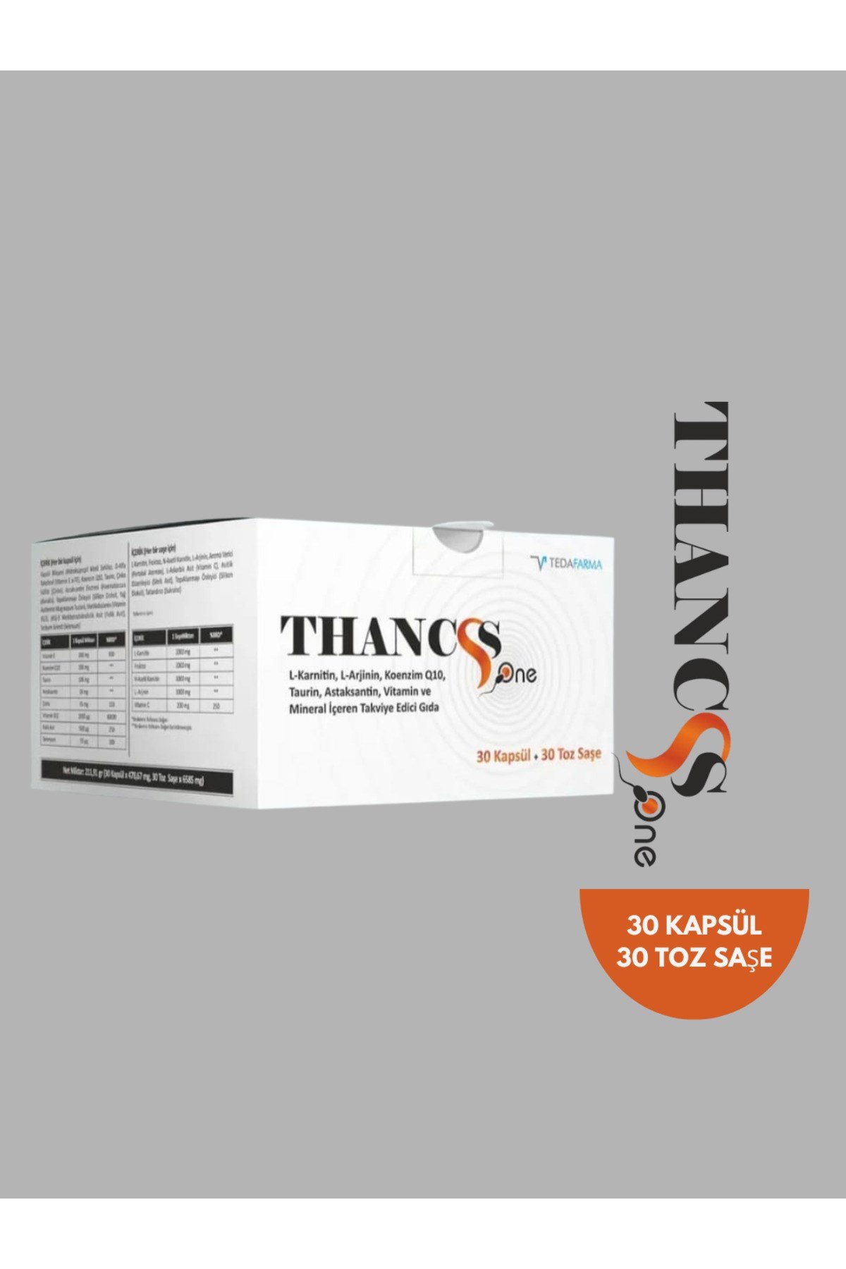 Thancss One 30 Kapsül + 30 Saşe