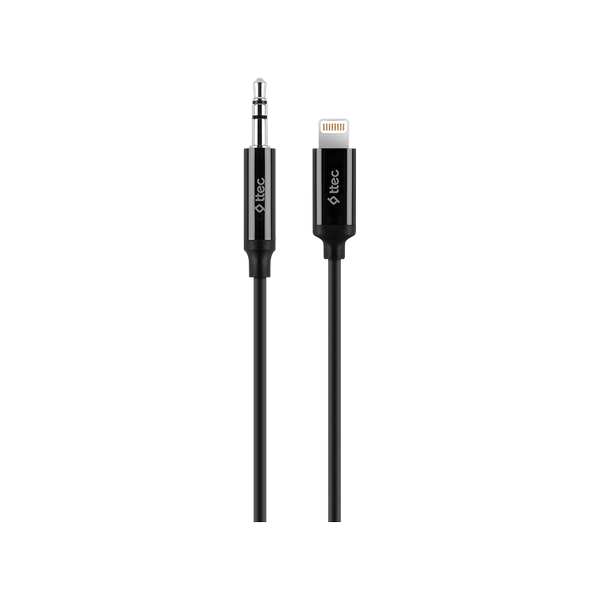 2DK42S ttec Aux - Lightning Ses Kablosu 100cm Siyah