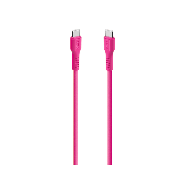 2DK59NP ttec USB-C - USB-C 120cm 60W PD/QC Hızlı Şarj/Data Kablosu Neon Pembe