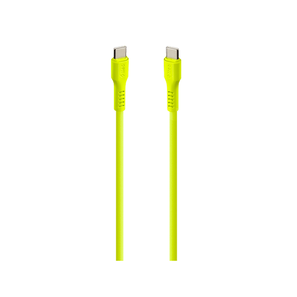 2DK59NS ttec USB-C - USB-C 120cm 60W PD/QC Hızlı Şarj/Data Kablosu Neon Sarı