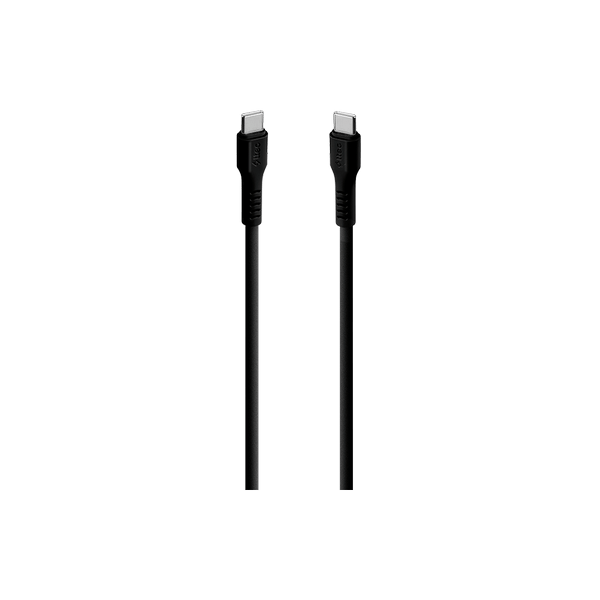 2DK59S ttec USB-C - USB-C 120cm 60W PD/QC Hızlı Şarj/Data Kablosu Siyah
