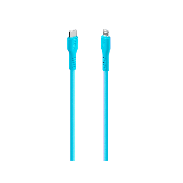 2DK60NM ttec USB-C - Lightning Hızlı Şarj Kablosu 120cm Neon Mavi