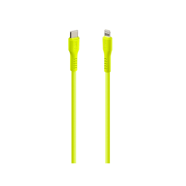 2DK60NS ttec USB-C - Lightning Hızlı Şarj Kablosu 120cm Neon Sarı