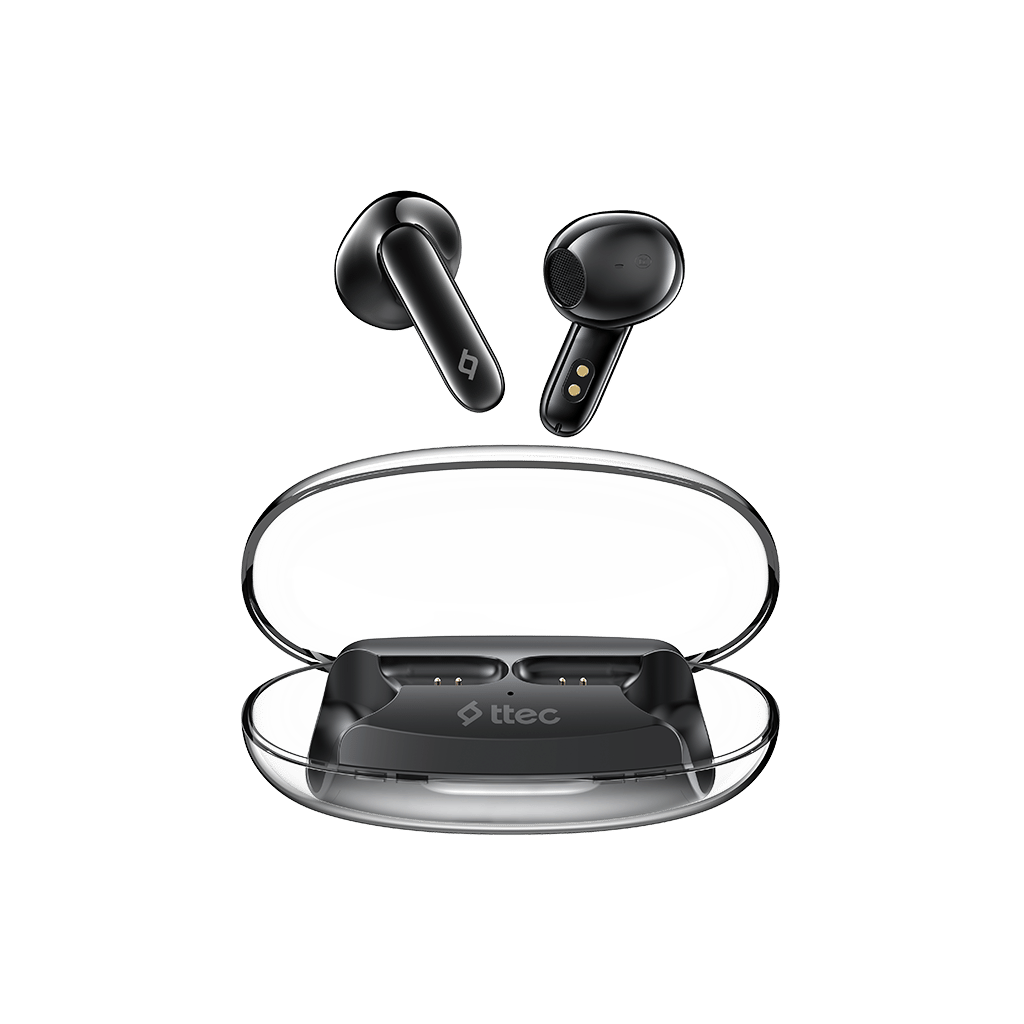 ttec 2KM170MS ttec AirBeat Glace Gerçek Kablosuz TWS Bluetooth Kulaklık- 2KM170 Mineral Siyah
