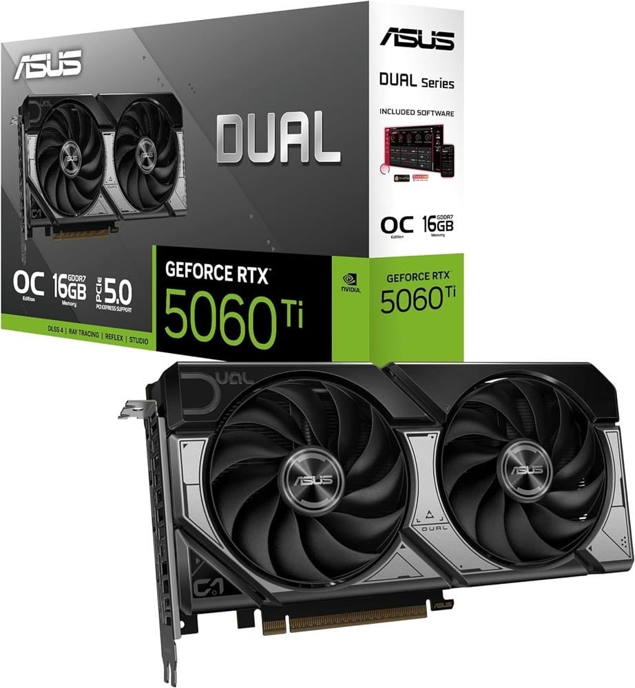 Asus PRIME GeForce RTX5060Ti 16GB GDDR7 28 Gbps 128-bit 3xDp PRIME-RTX5060TI-O16G Ekran Kartı