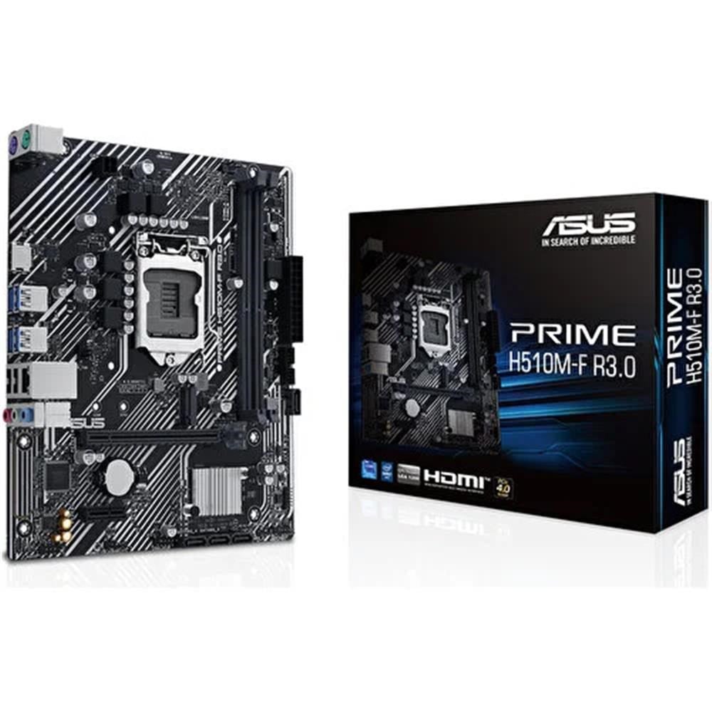 Asus Prıme H510M-F R3.0-CSM DDR4 Intel H470 Soket 1200p (10.Nesil) mATX Anakart