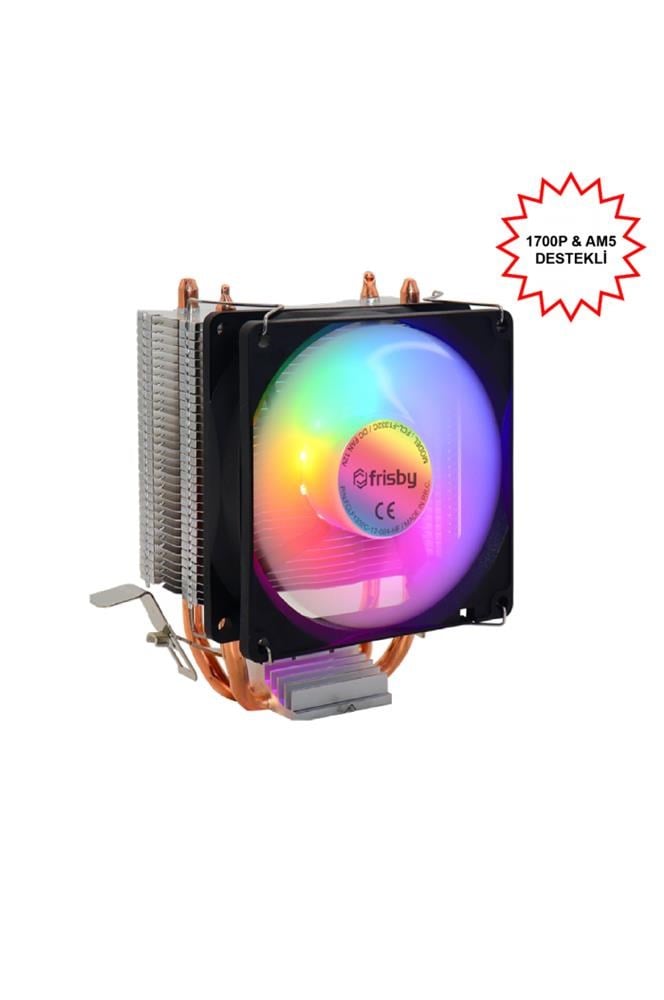 Frisby FCL-F1332C Intel 1366-115x-1200-1700-AMD AM2-AM2+-AM3-AM4-AM5 CPU FANI