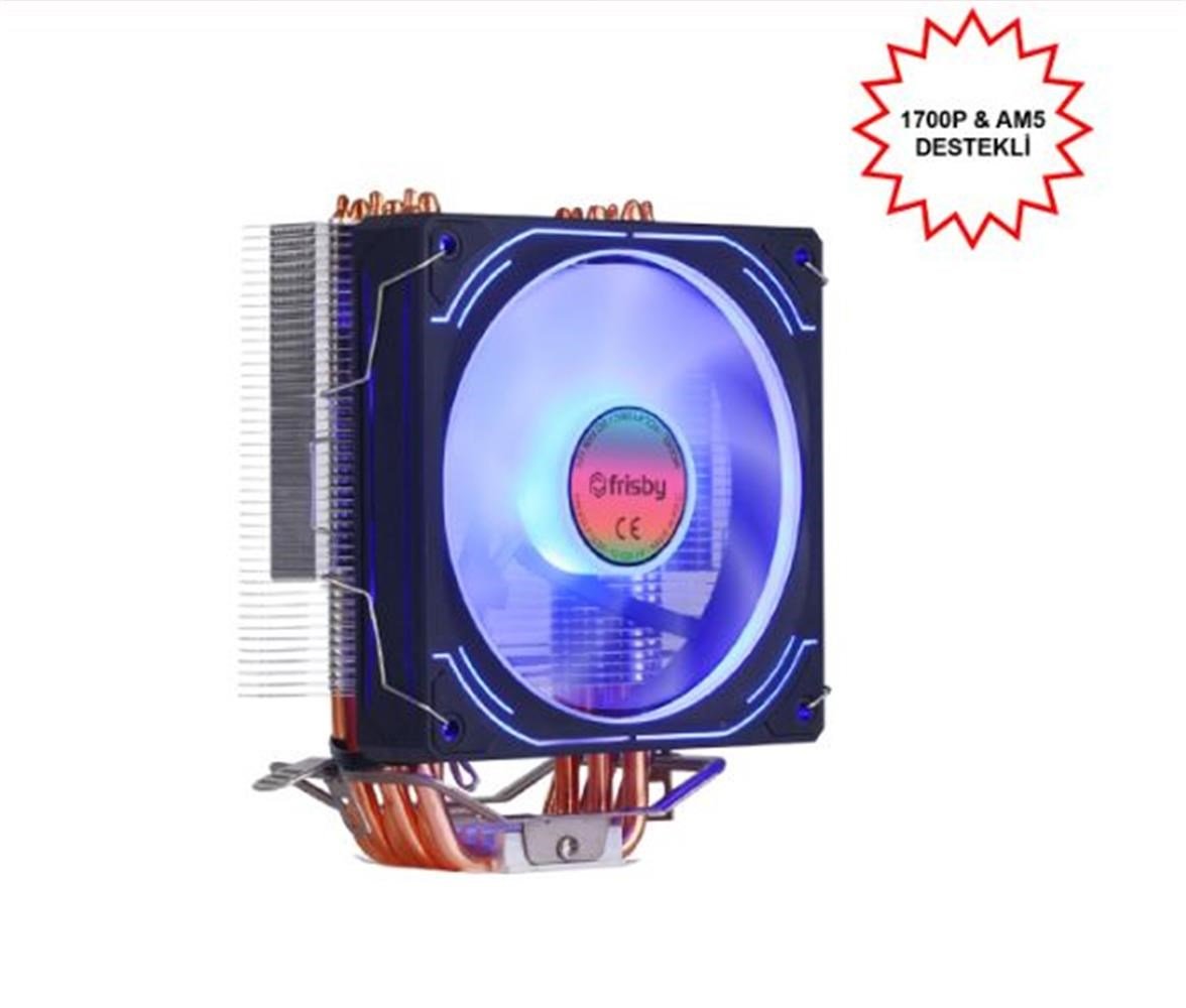 Frisby FCL-F1336C Intel 1366-115x-1200-1700-AMD AM2-AM2+-AM3-AM4-AM5 CPU FANI