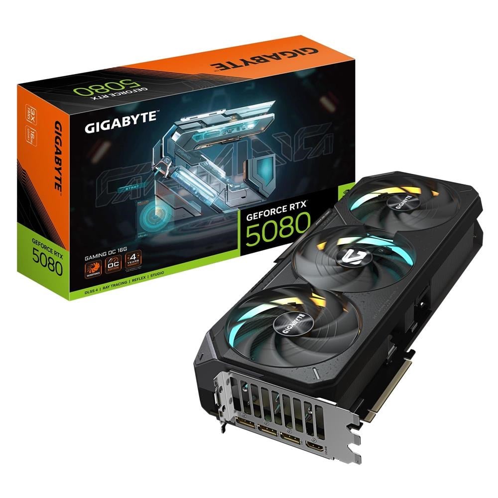Gigabyte GeForce RTX5080 GAMING OC GV-N5080GAMING OC-16GD GDDR7 16G 256bit Gaming Ekran Kartı