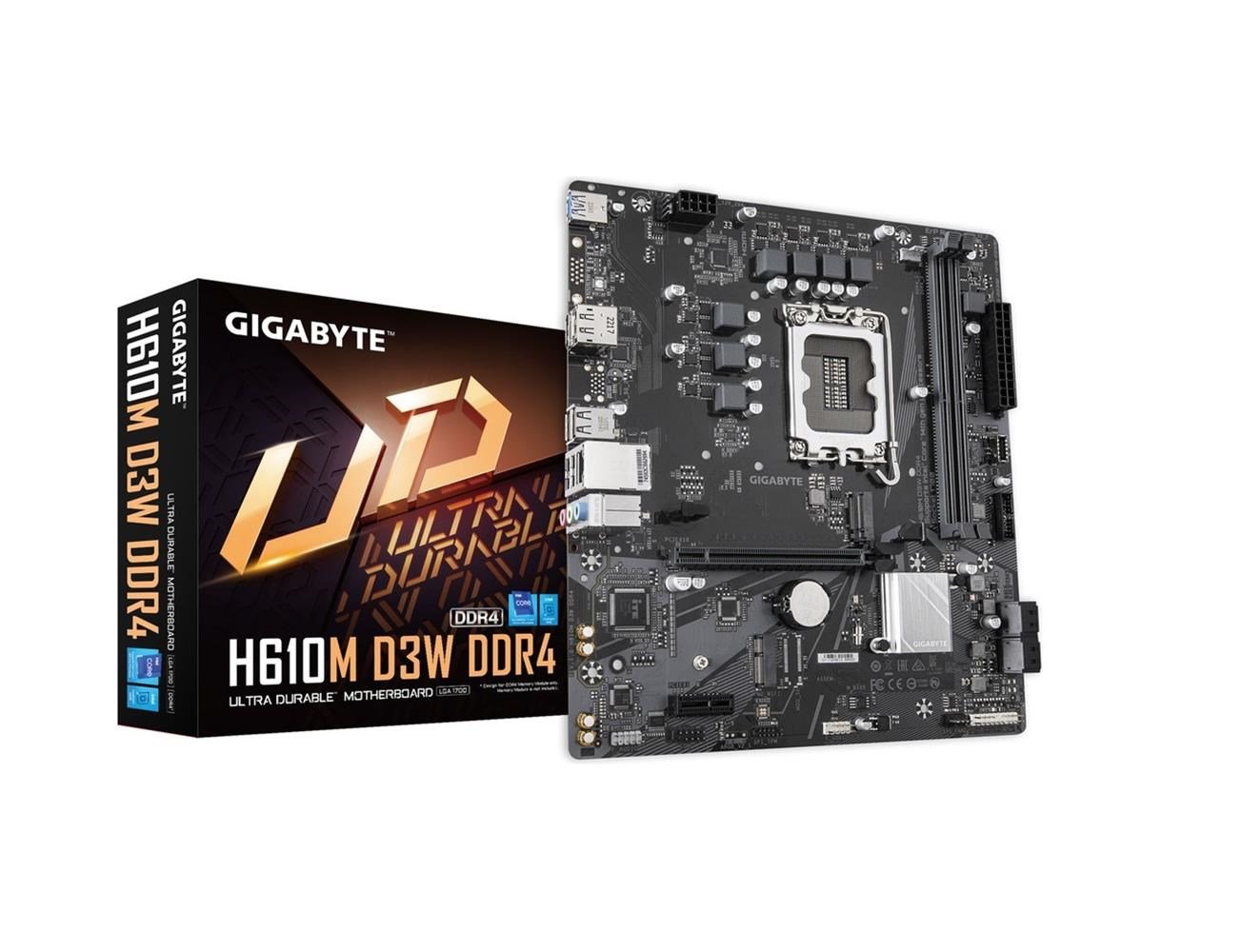 Gigabyte H610M D3W D4 1700P Vga Hdmi Usb3.2 Matx Anakart