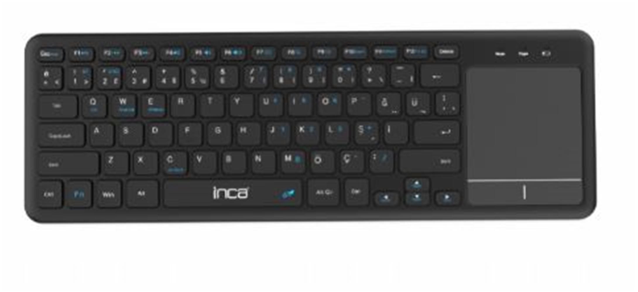Inca IBK-568BT Dualmod Bluetooth+2.4G Touchpad Klavye