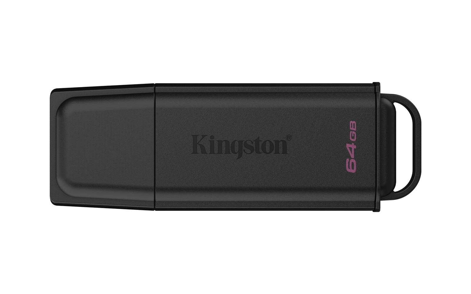 Kingston DTXG2-64GB 64GB Portable USB 3.2 Gen 1 DataTraveler Exodia Black Flash Bellek