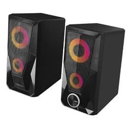 Mikado MD-336 2.0 6 Watt RGB Ledli Siyah Multimedia USB Speaker Hoparlör