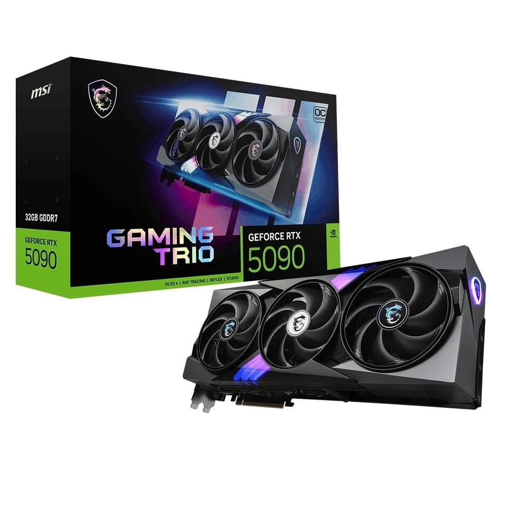 Msı GeForce RTX5090 32G GAMING TRIO OC 32GB GDDR7 512 Bit DLSS 4 Ekran Kartı