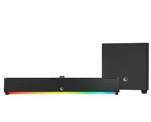 Rampage RM-1 SoundWave Plus Siyah Total 64W 16V-4.06A BT+USB+AUX+TF Kartlı Gaming Soundbar Speaker