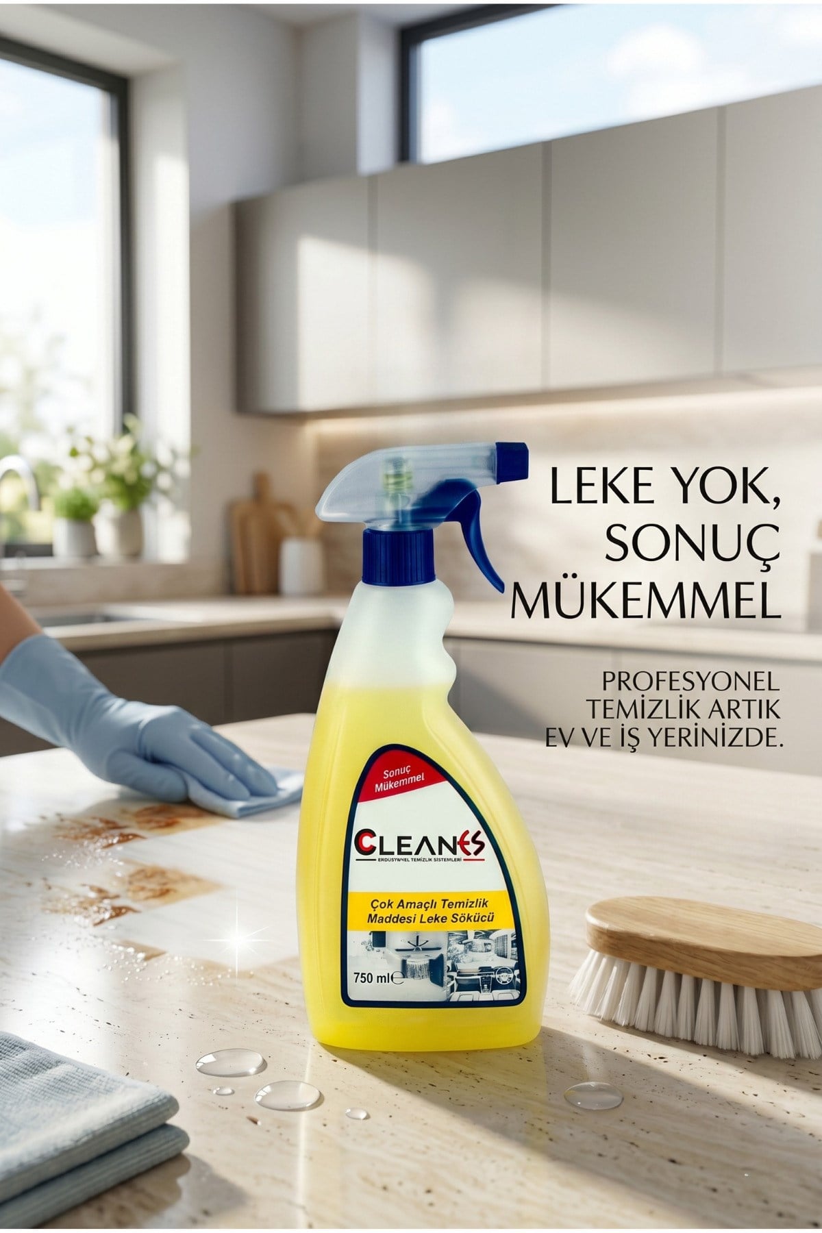 Çok Amaçlı Temizleyici ve Leke Çıkarıcı Sprey 750 ML