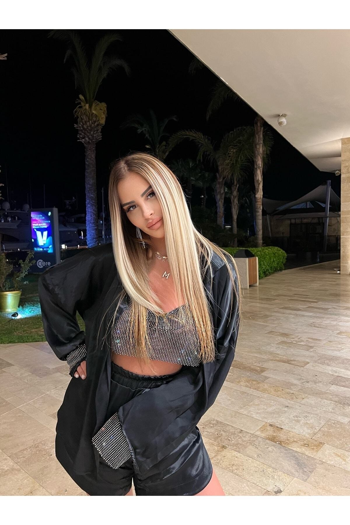 Kristal Taşlı 3 Lü Takım
