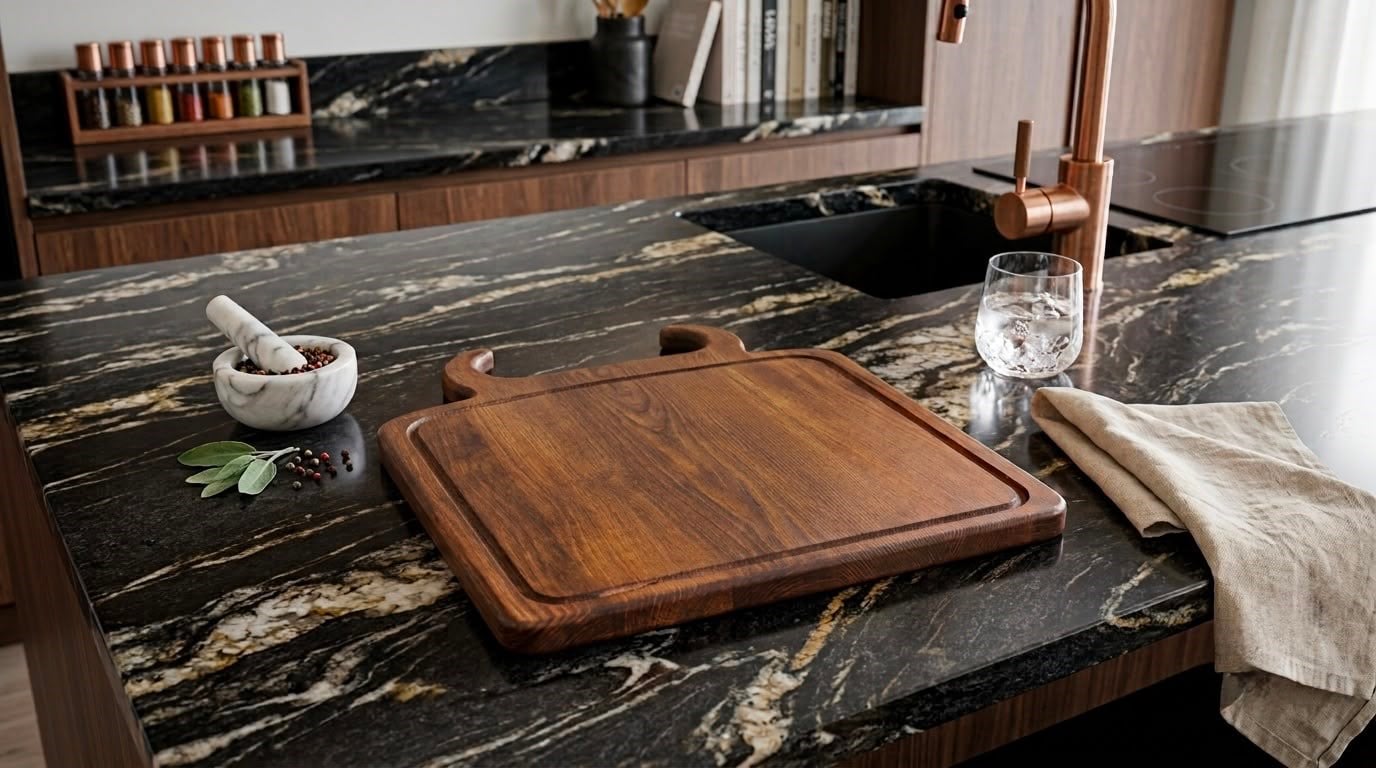 %100 Doğal Çam Steak Tahtası Hamburger Tabağı