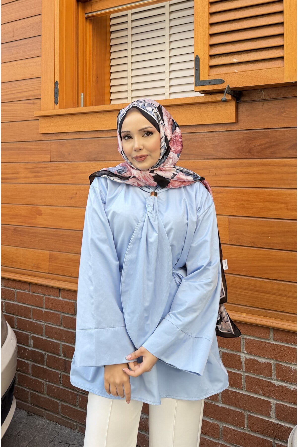 Mireva Fular Yaka Tunik