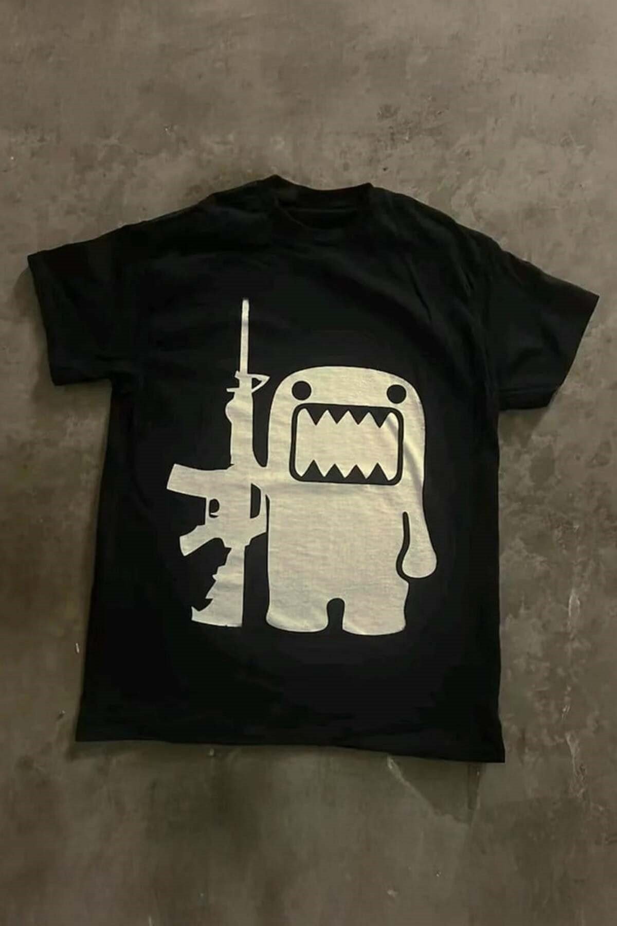 Character Domo Gun Kısa Kollu Unisex Tshirt