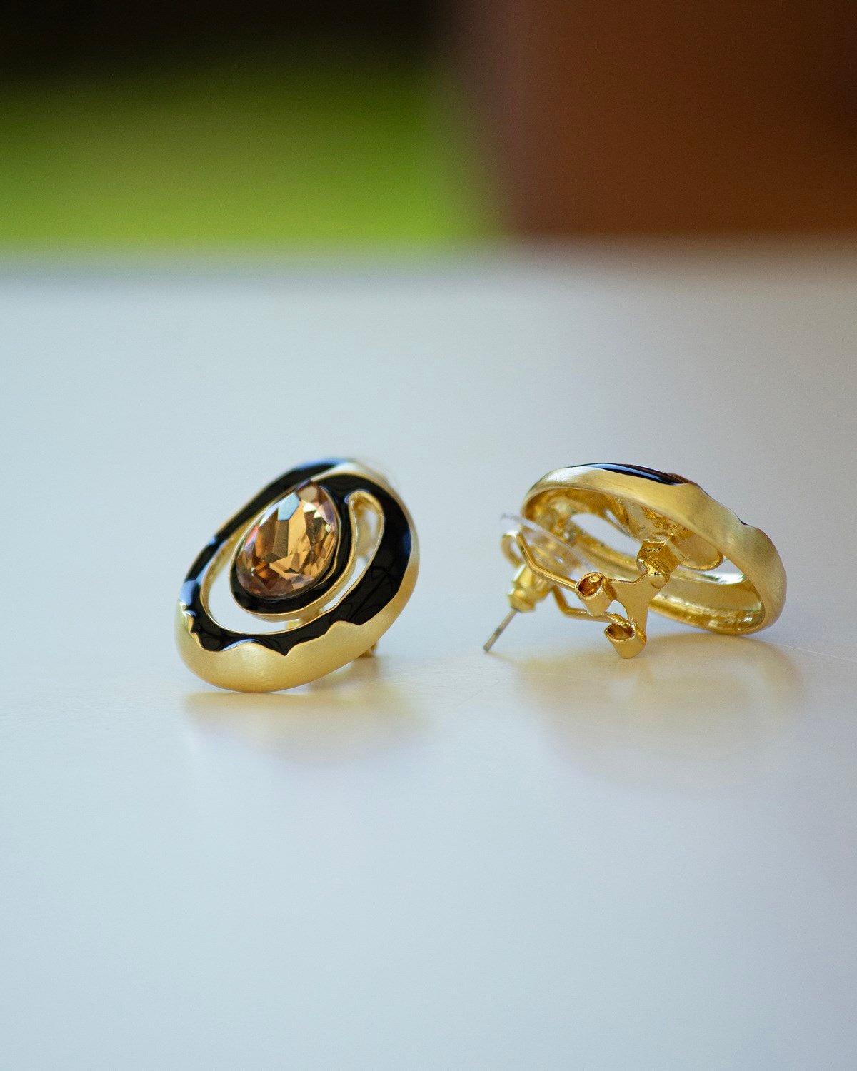 Vintage - Swarovski Küpe 038
