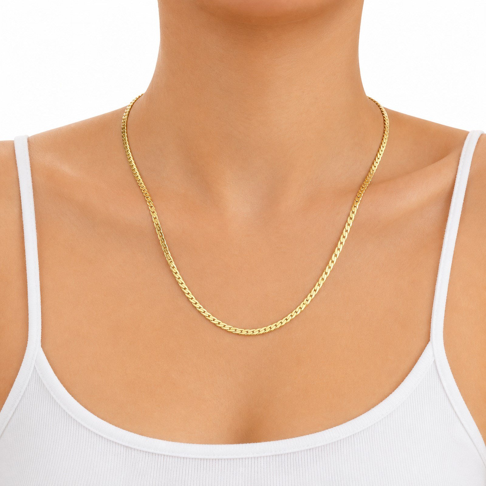 Fashion İnce Burgu Zincir Kolye