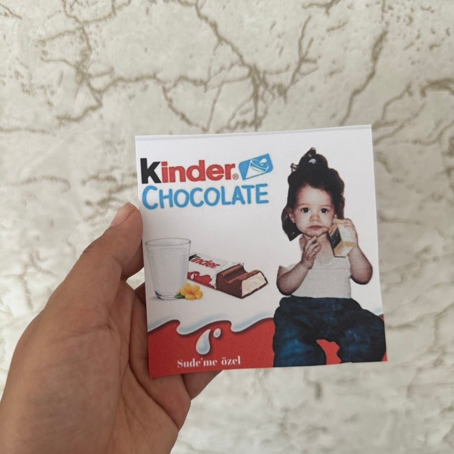 Kişiye Özel Kinder Çikolata