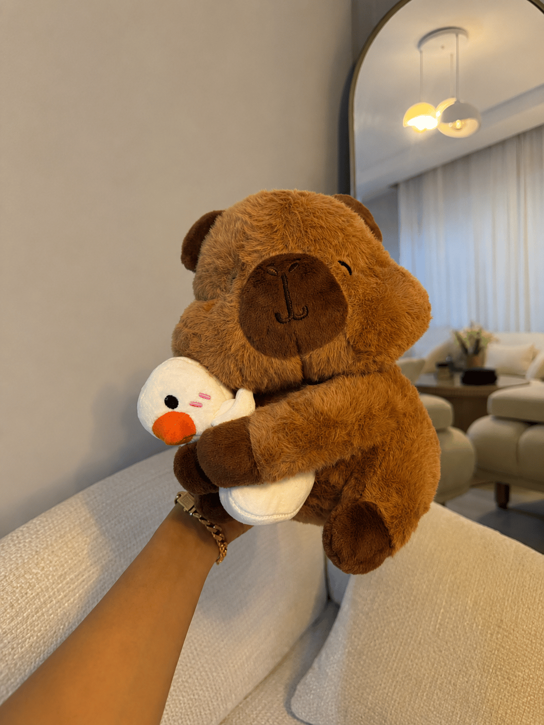 Peluş Ördekli Kapibara