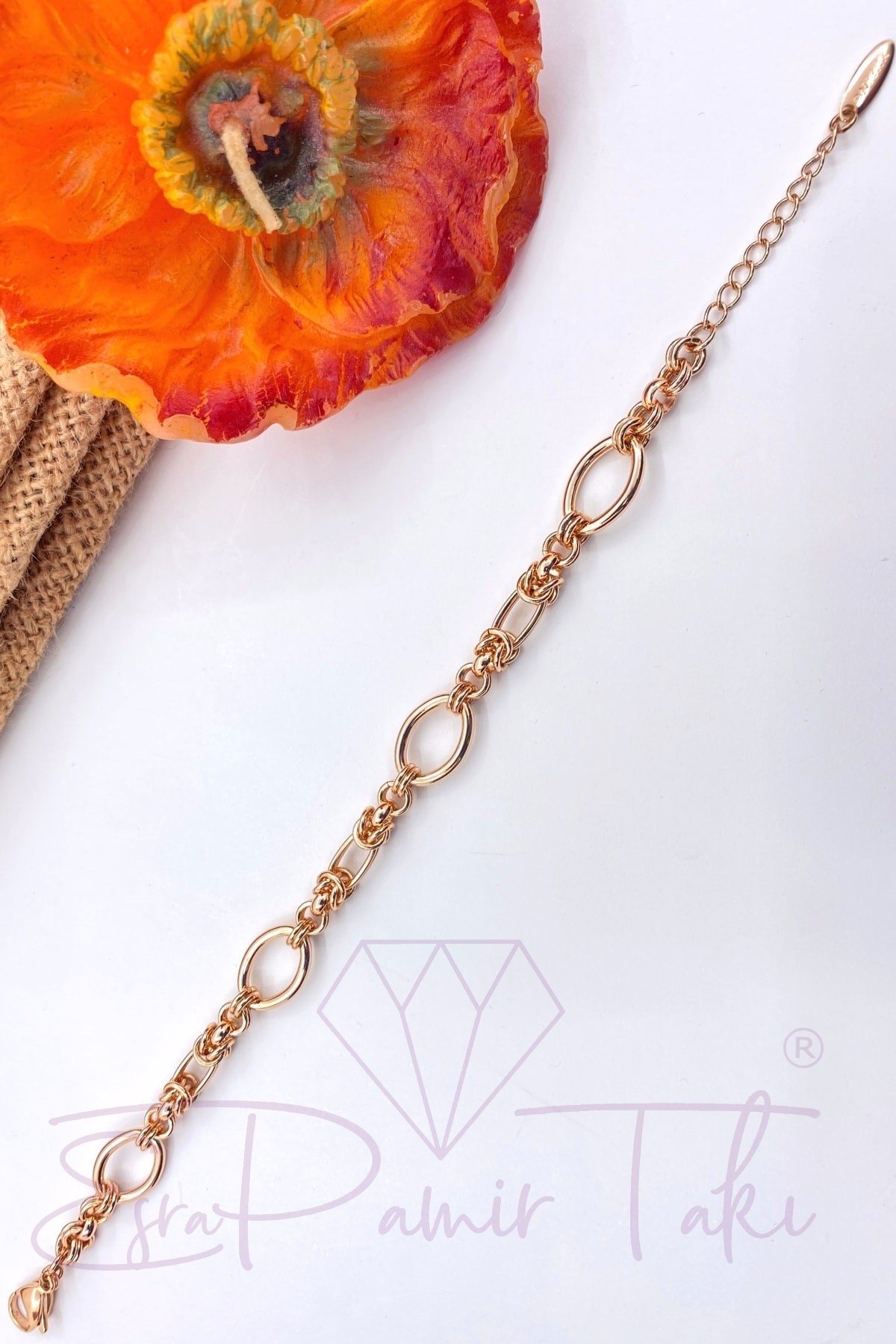 Xuping Marka Rose Gold Renk Vıp Bileklik
