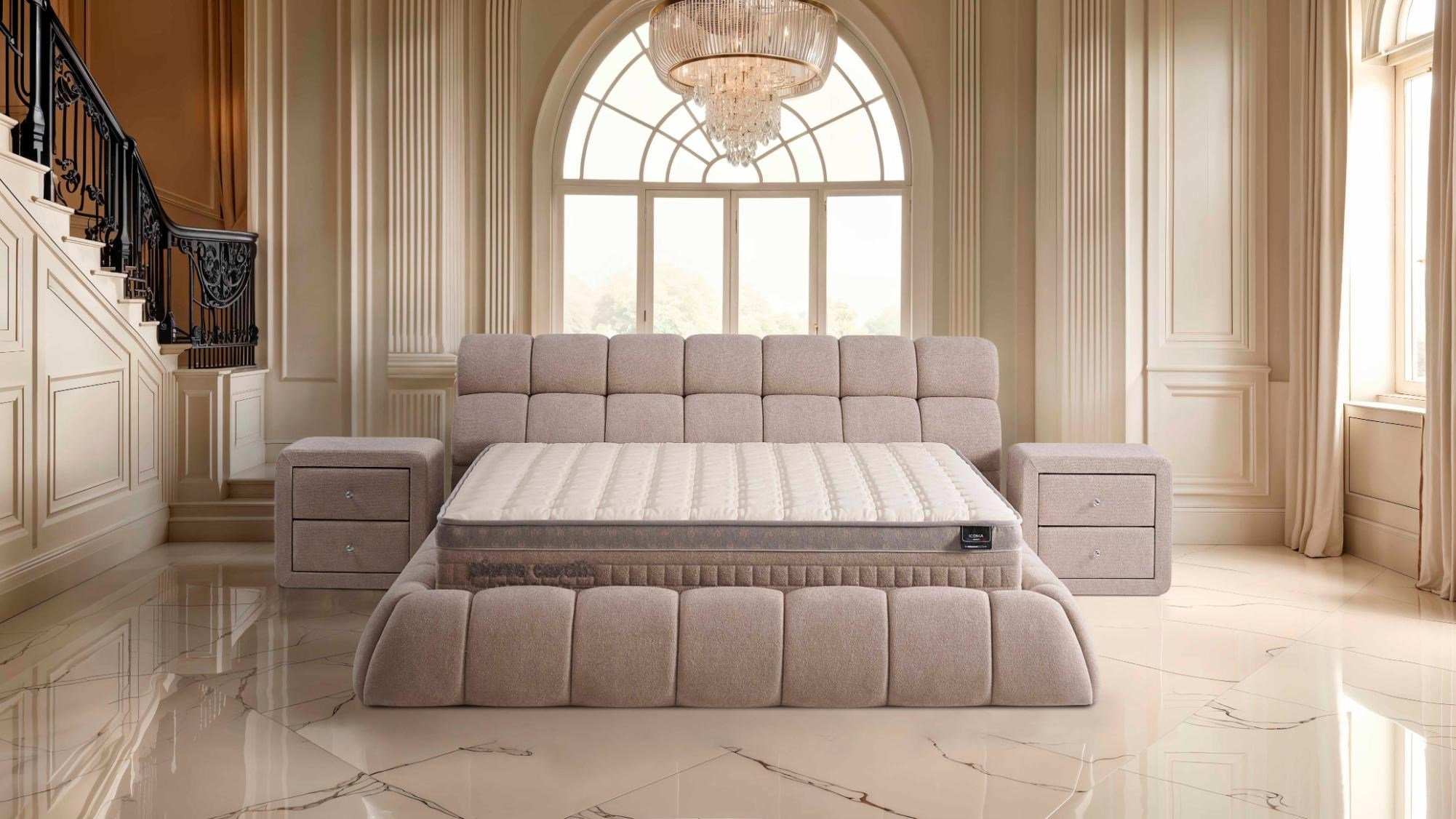 Iconia Yatak & Sandıklı Baza & Başlık Set
