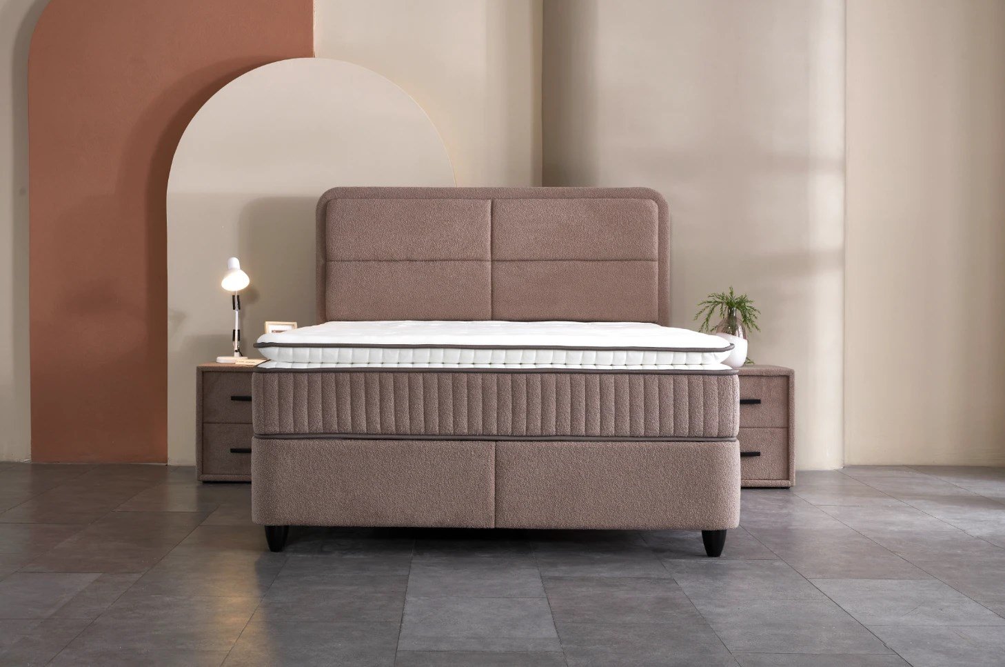Luce Eurotop Yatak & Baza & Başlık Set