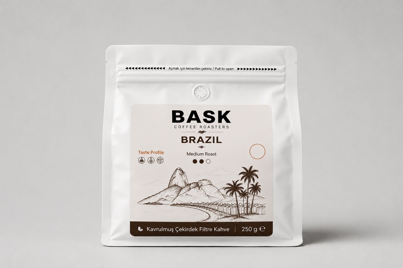 Bask Coffee Filtre Kahve Çekirdek 1250g