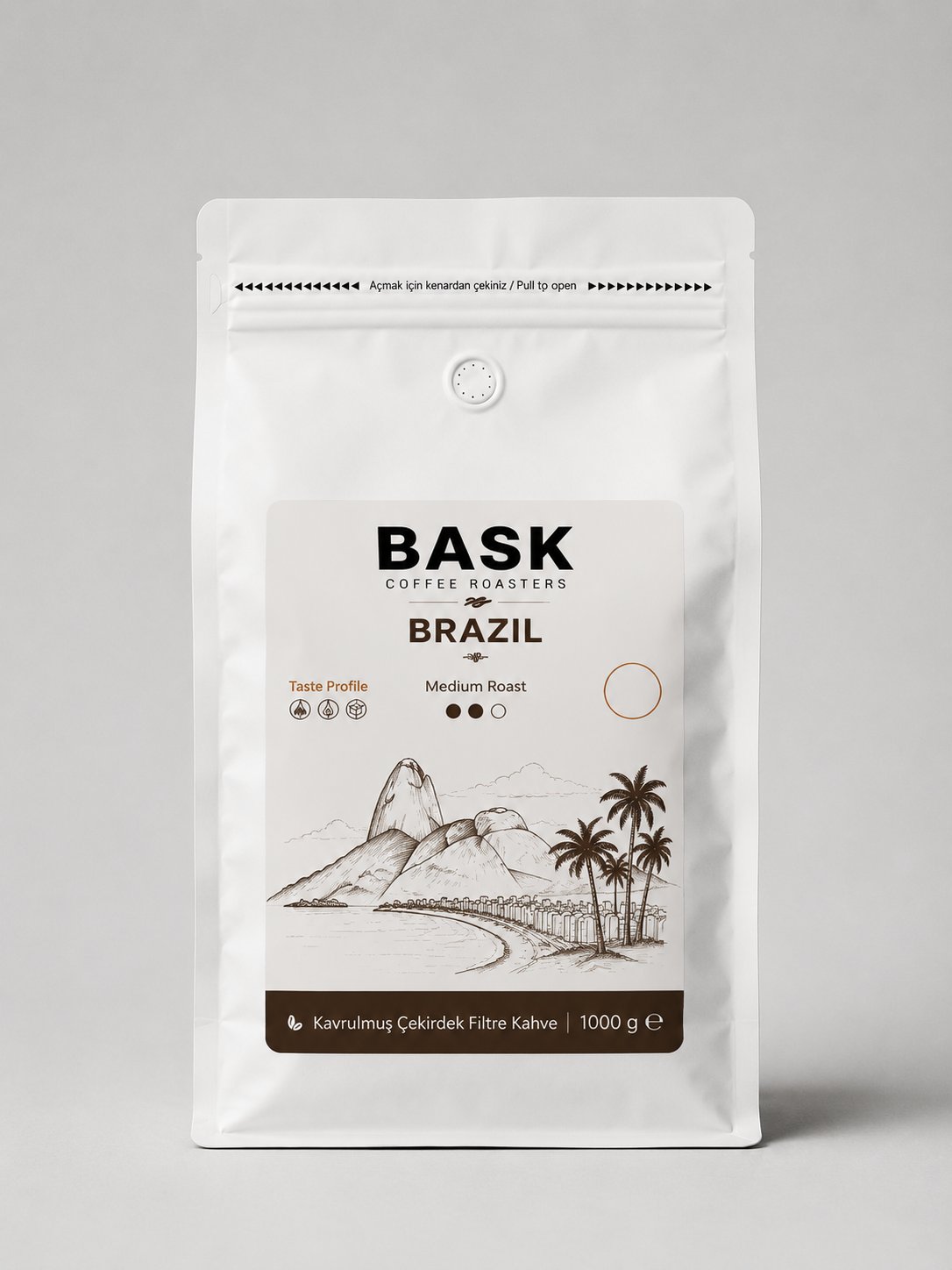 Bask Coffee Filtre Kahve Çekirdek 250g
